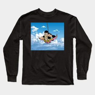 Parachuting Skydiving Free Fall Long Sleeve T-Shirt